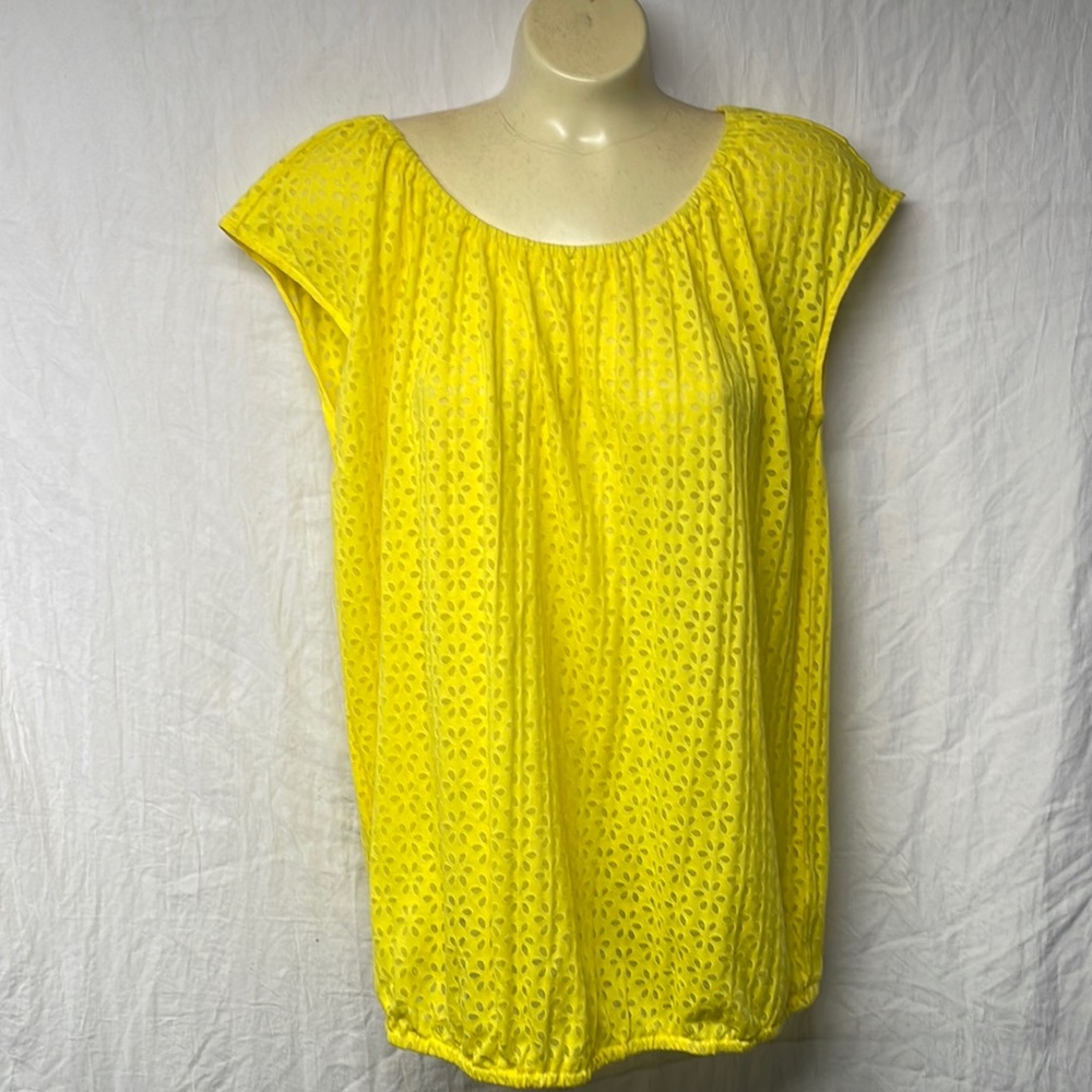 Ladies sunshine yellow top